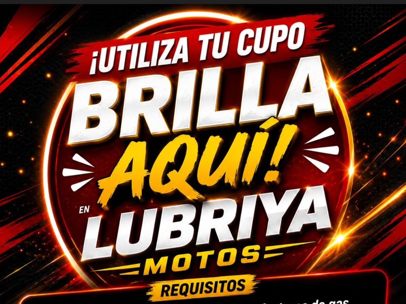 Cupo Brilla - Lubriya Motos