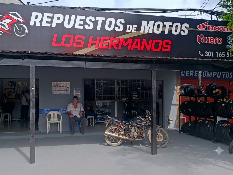 Repuestos de Motos Los Hermanos: Almacén y Taller de Mecánica en Cereté